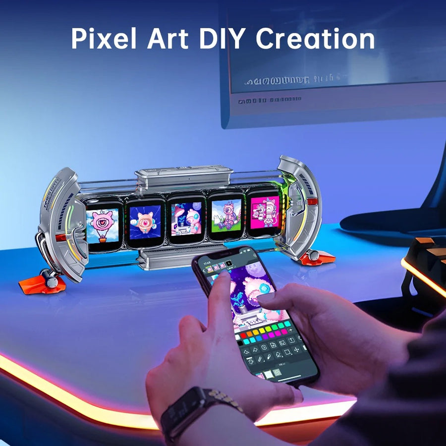 Divoom Times Gate – Smart Pixel Art Display met RGB & App-Bediening
