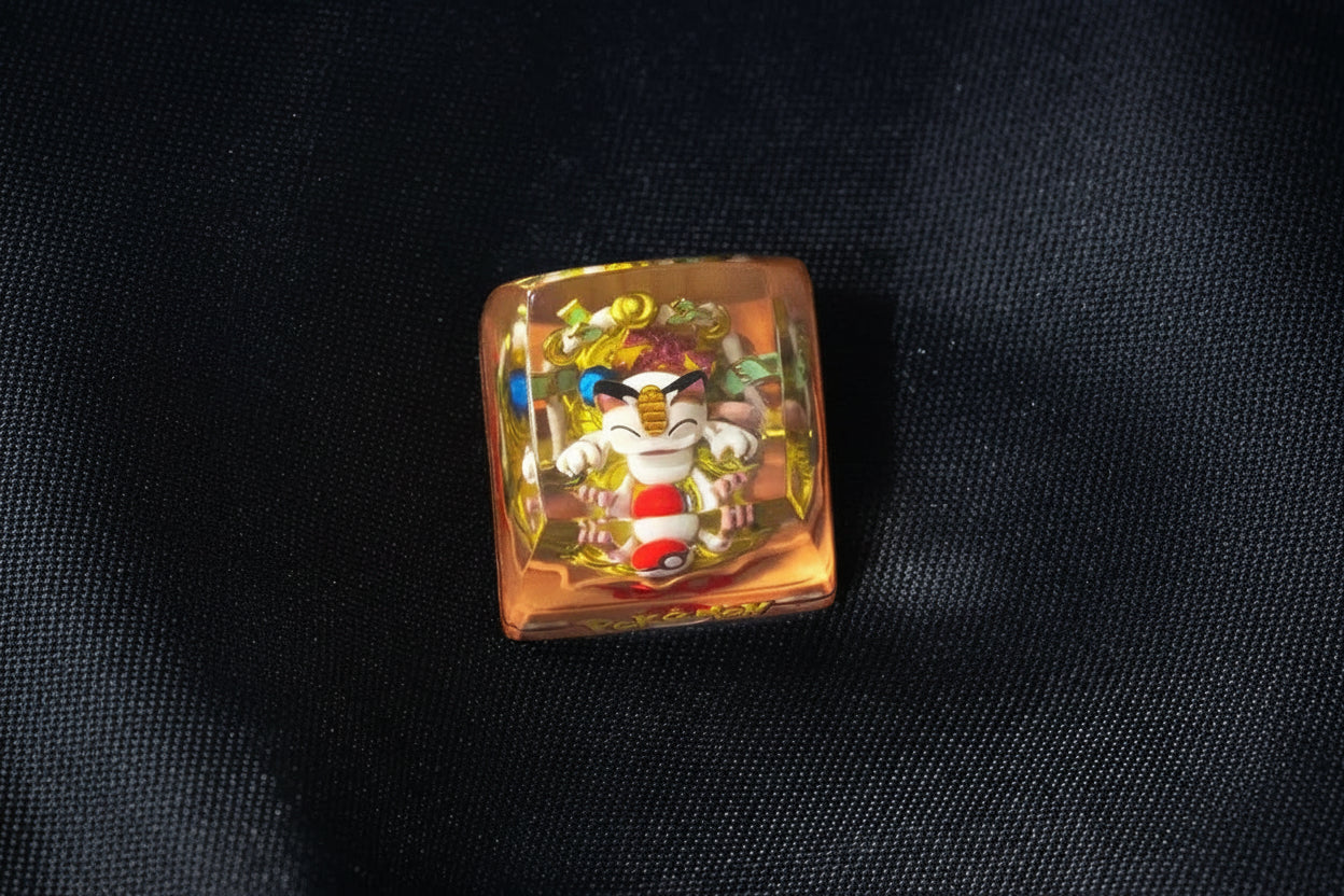 Pokémon Resin Keycap – Handgemaakte Artisan Keycap voor Mechanische Toetsenborden