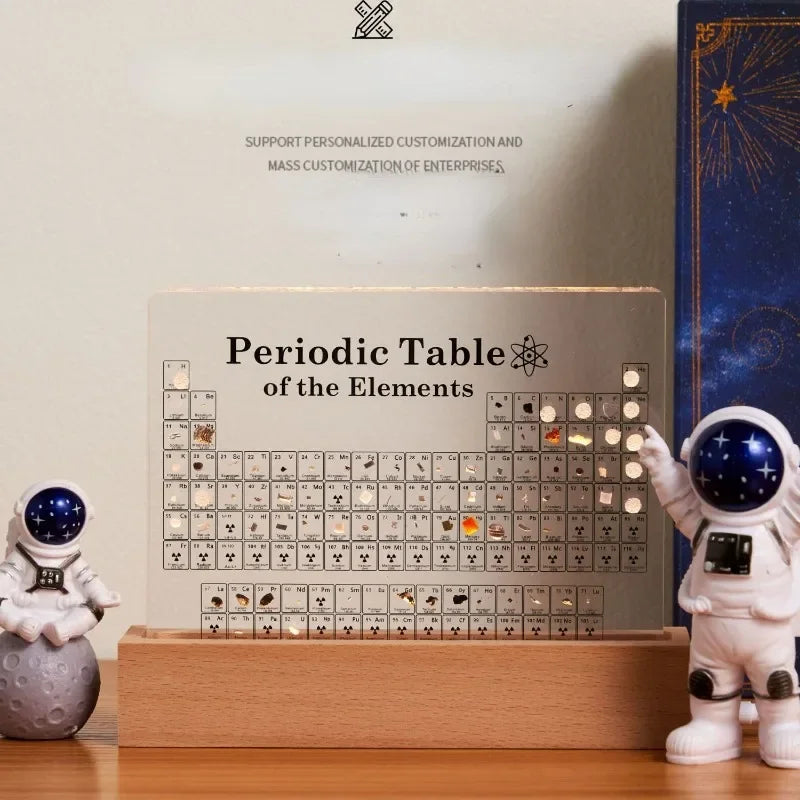Periodieke Tafel met Elementmonsters & LED-Verlichting – productweergave 6