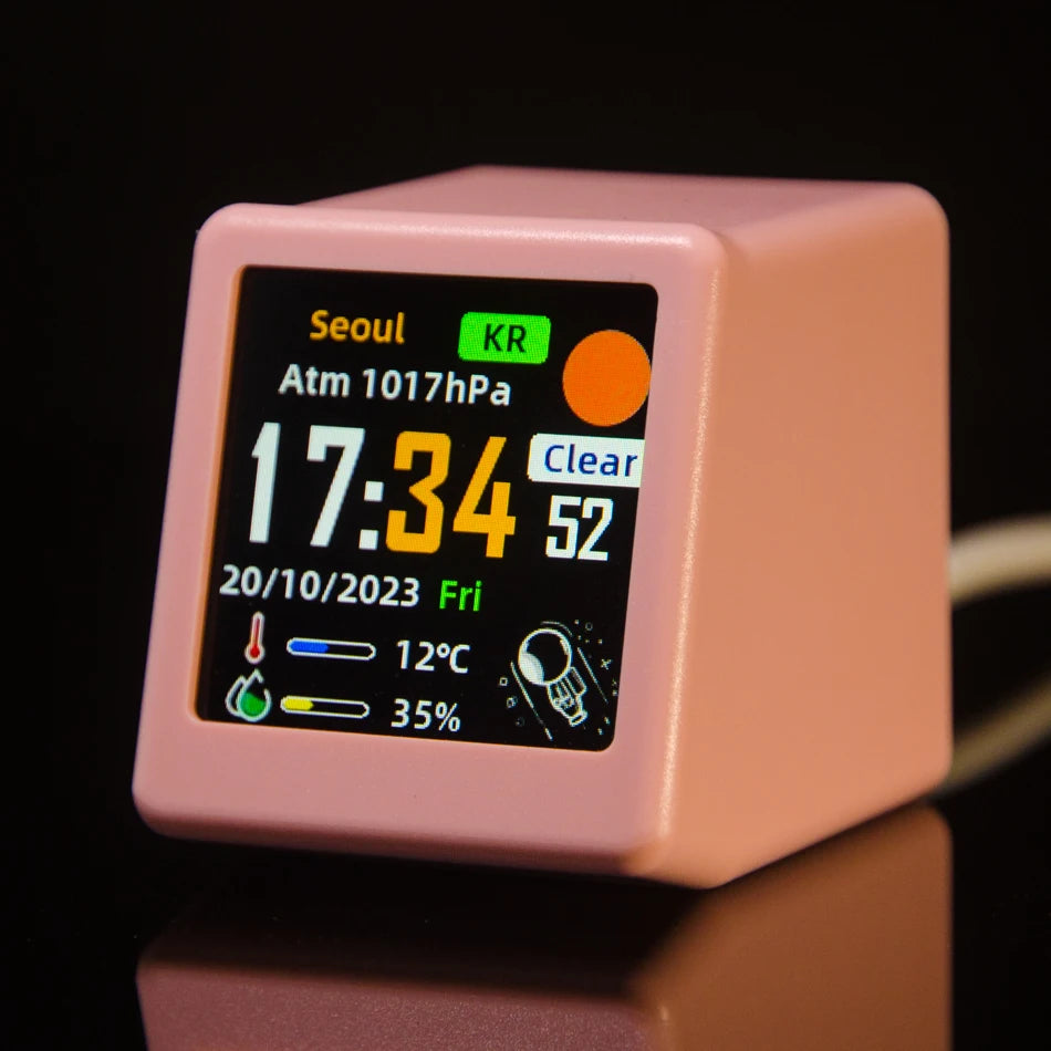 GeekMagic SmallTV-Ultra Mini Weerdisplay met WiFi – productweergave 8