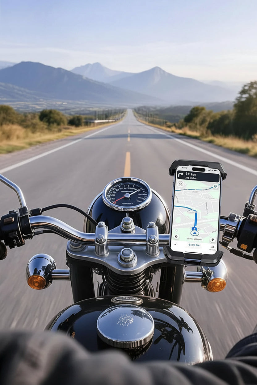 Anti-Trilling Telefoonhouder voor Motor & Fiets – productweergave 3
