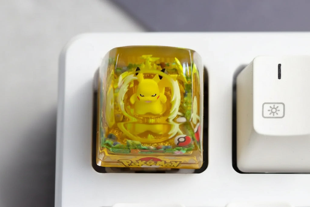 Pokémon Resin Keycap – Handgemaakte Artisan Keycap voor Mechanische Toetsenborden