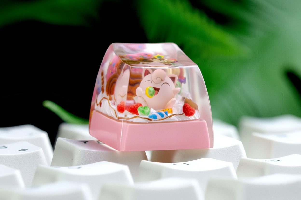 Pokémon Resin Keycap – Handgemaakte Artisan Keycap voor Mechanische Toetsenborden