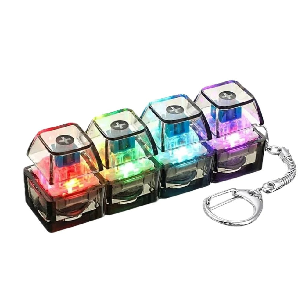 Fidget Sleutelhanger – Anti-Stress LED Gadget voor Onderweg
