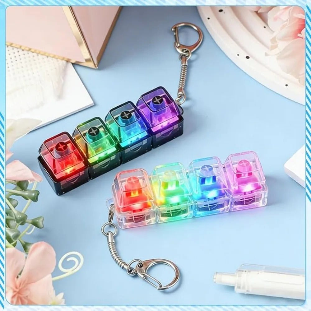 Fidget Sleutelhanger – Anti-Stress LED Gadget voor Onderweg