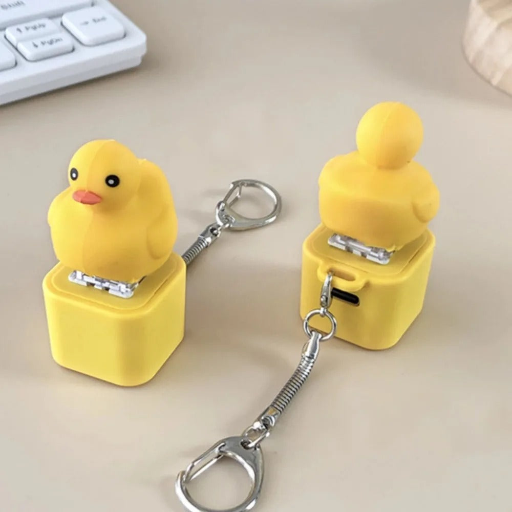 Fidget Sleutelhanger – Anti-Stress LED Clicker met Geluid & Licht