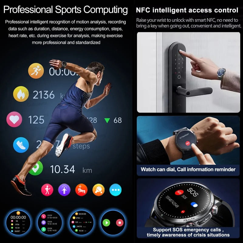 Verpleegkundige Advanced Smartwatch + Bloedrukmeter met airbag (2026)
