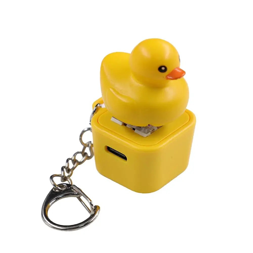 Fidget Sleutelhanger – Anti-Stress LED Clicker met Geluid & Licht